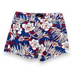 J. Crew | Tropical Floral Print Shorts (0) ❤️🤍💙